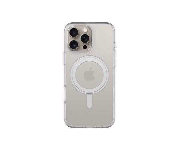 Transparent COZY Hybrid MagSafe Case with Mounting Base for iPhone 16