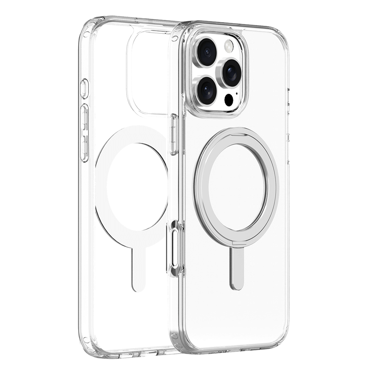 Διάφανη Θήκη COSY Hybrid MagSafe με Βάση Στερέωσης για iPhone 16 Pro Max