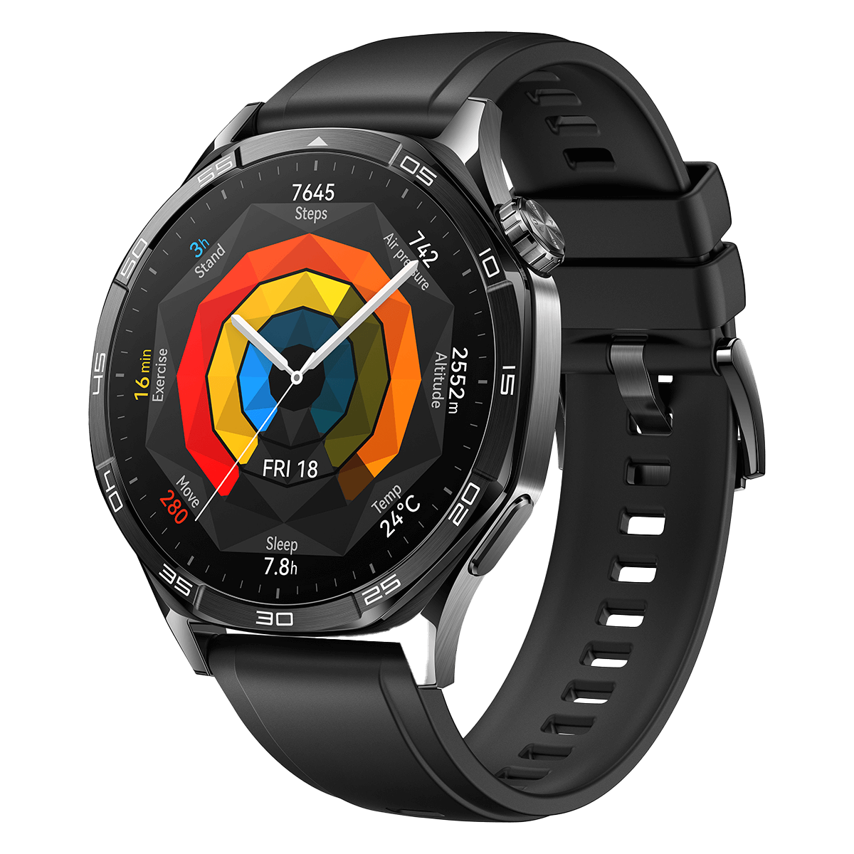 HUAWEI Watch GT 5 46mm Black Smartwatch - 2