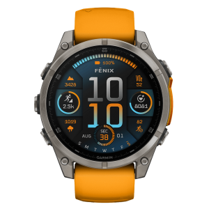 GARMIN fenix 8 47mm AMOLED Sapphire Titanium Smartwatch