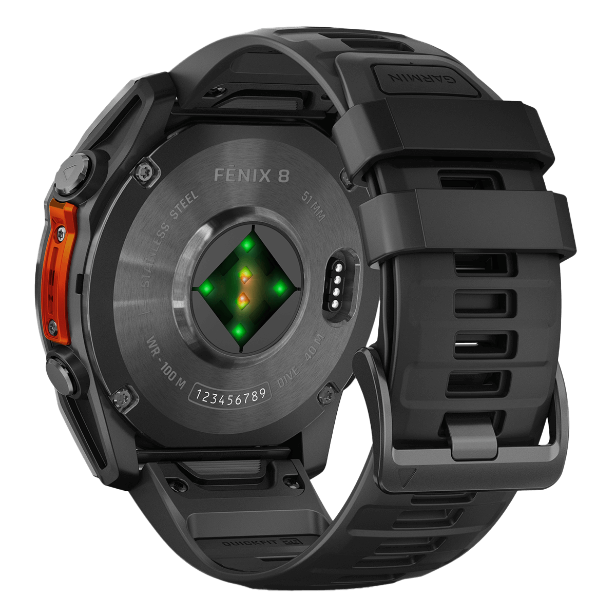GARMIN fenix 8 51mm AMOLED Slate Grey Smartwatch - 4