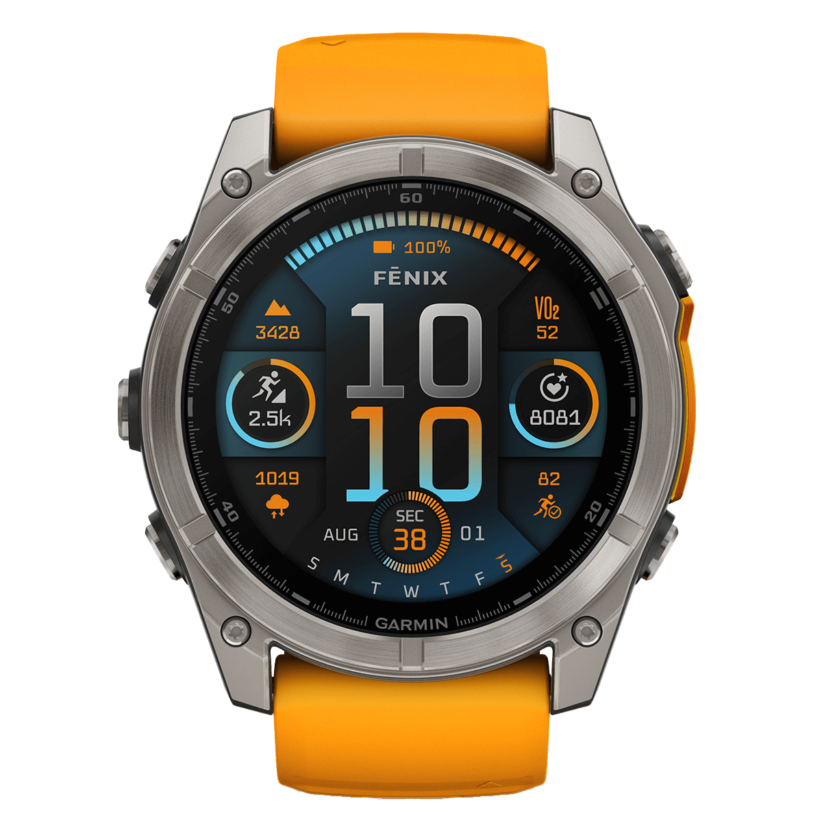 GARMIN fenix 8 51mm AMOLED Sapphire Titanium Smartwatch