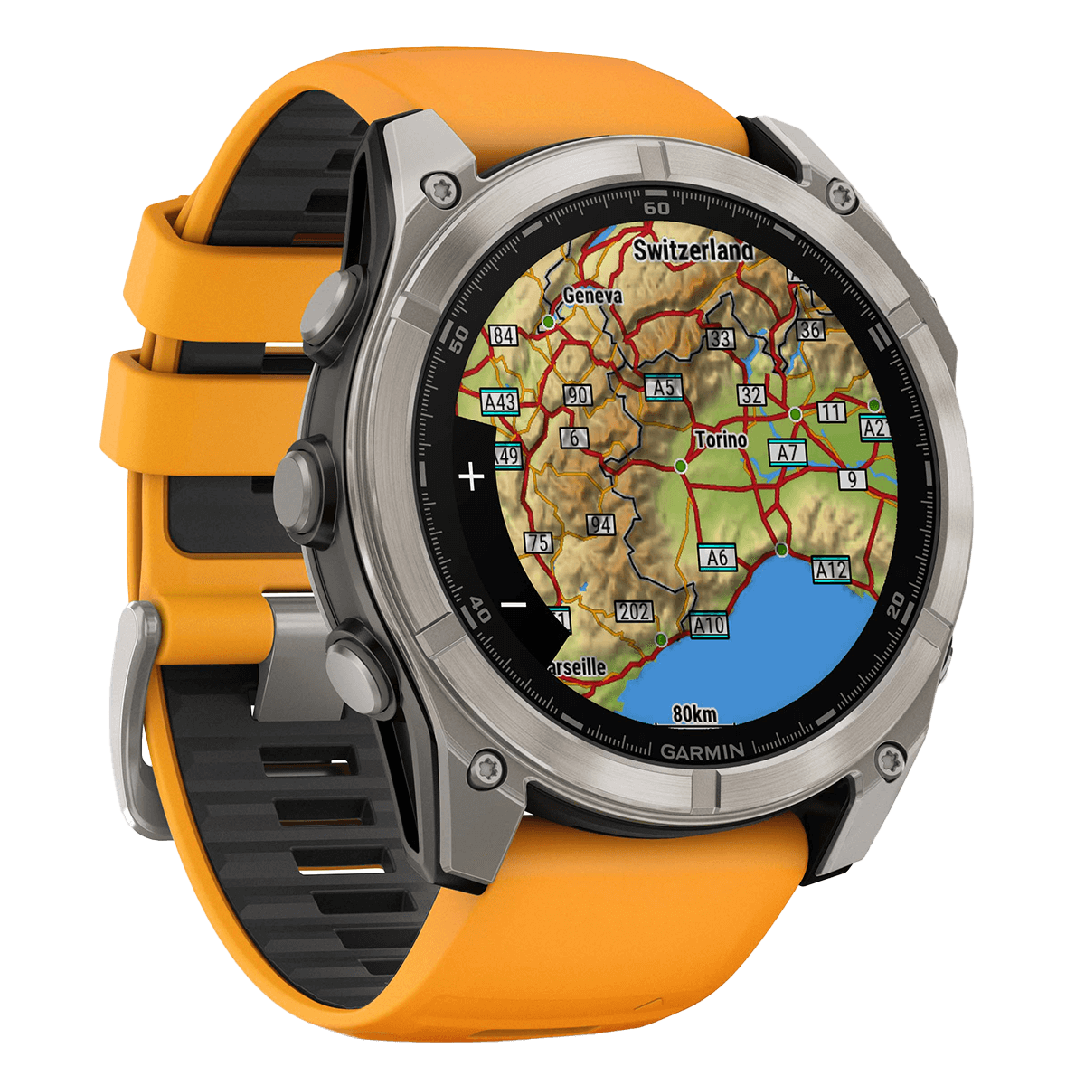 GARMIN fenix 8 51mm AMOLED Sapphire Titanium Smartwatch - 2