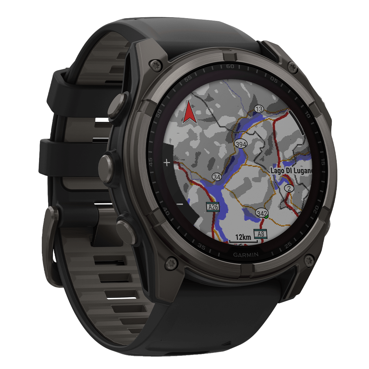 GARMIN fenix 8 51mm Solar Sapphire Titanium Smartwatch - 2
