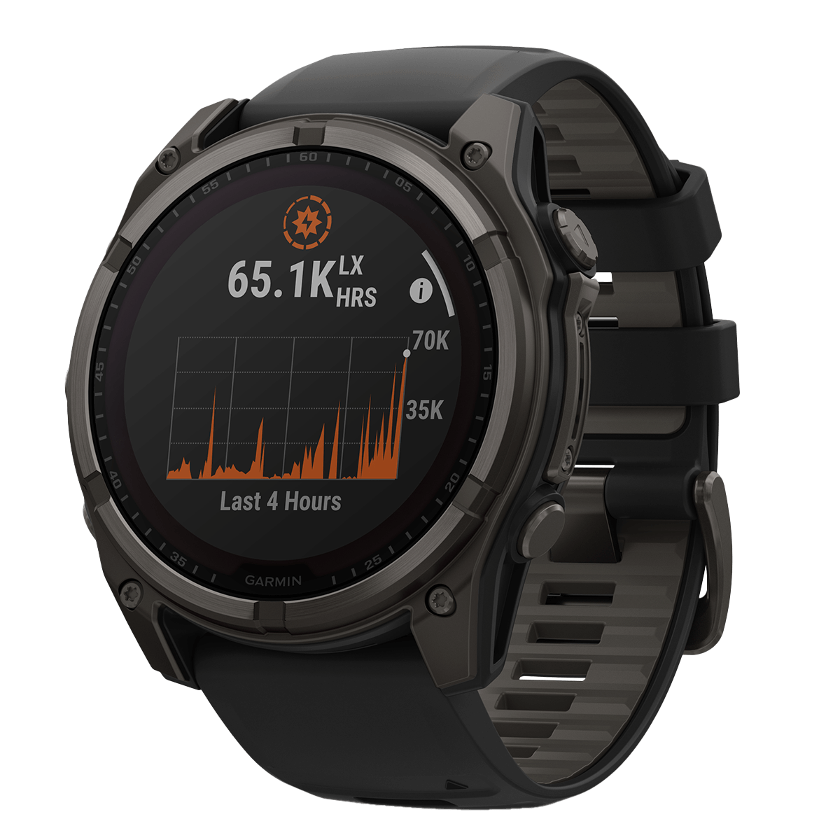 GARMIN fenix 8 51mm Solar Sapphire Titanium Smartwatch - 3