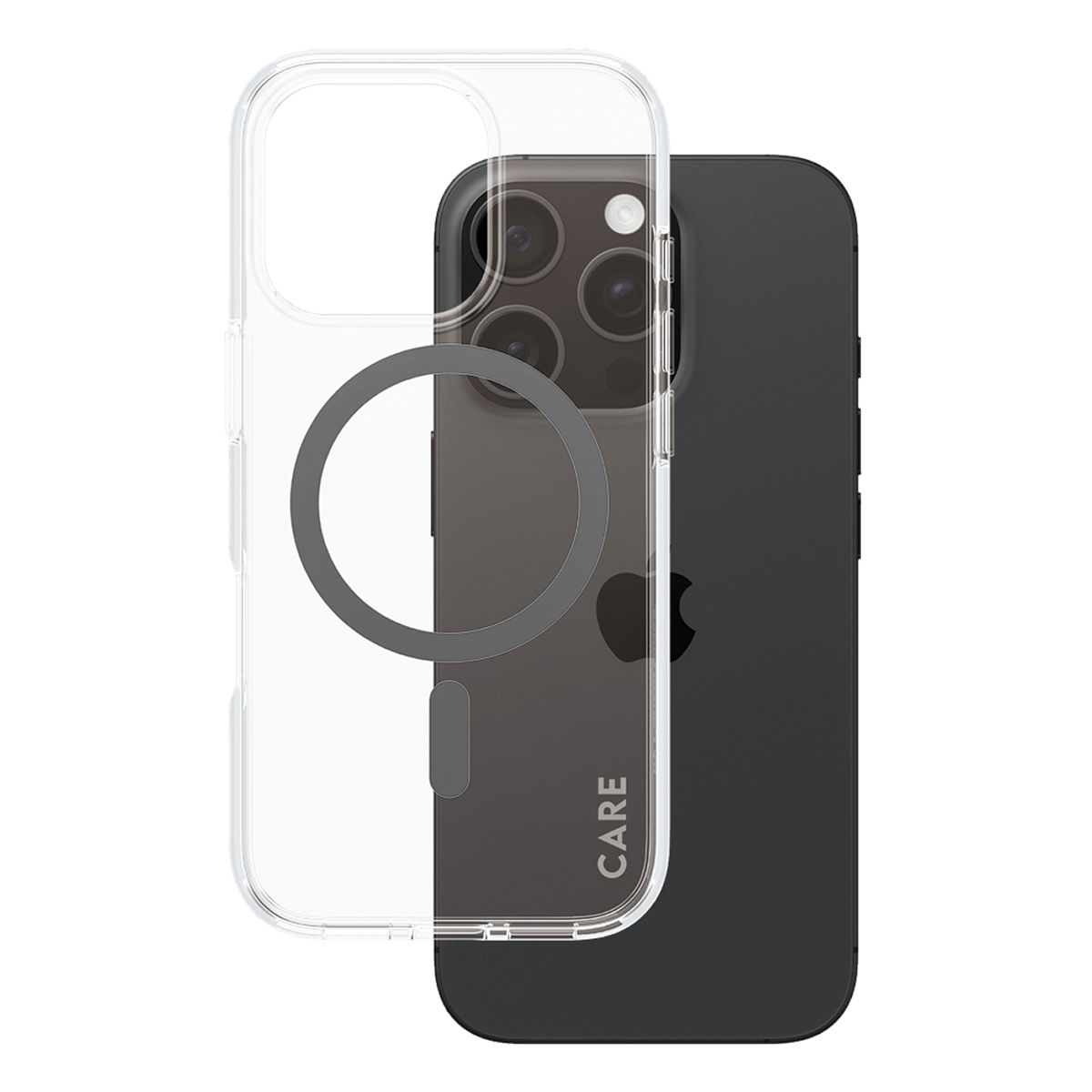 Διάφανη Θήκη Flagship CARE by Panzerglass Urban Combat με Black MagSafe για iPhone 16 Pro