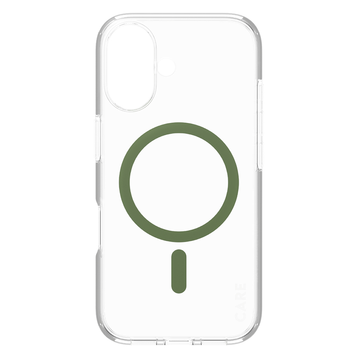 Διάφανη Θήκη Flagship CARE by Panzerglass Urban Combat με Green MagSafe για iPhone 16 - 2