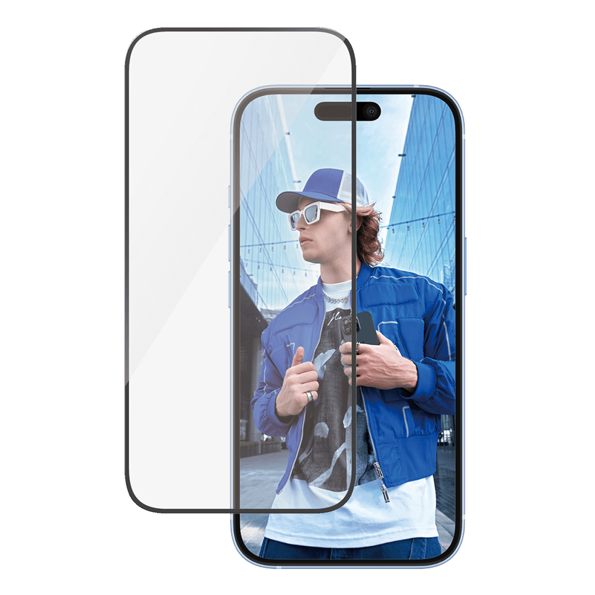 Γυαλί Προστασίας Οθόνης με Πλαίσιο PANZERGLASS Ultra - Wide Fit για iPhone 16/ iPhone 15