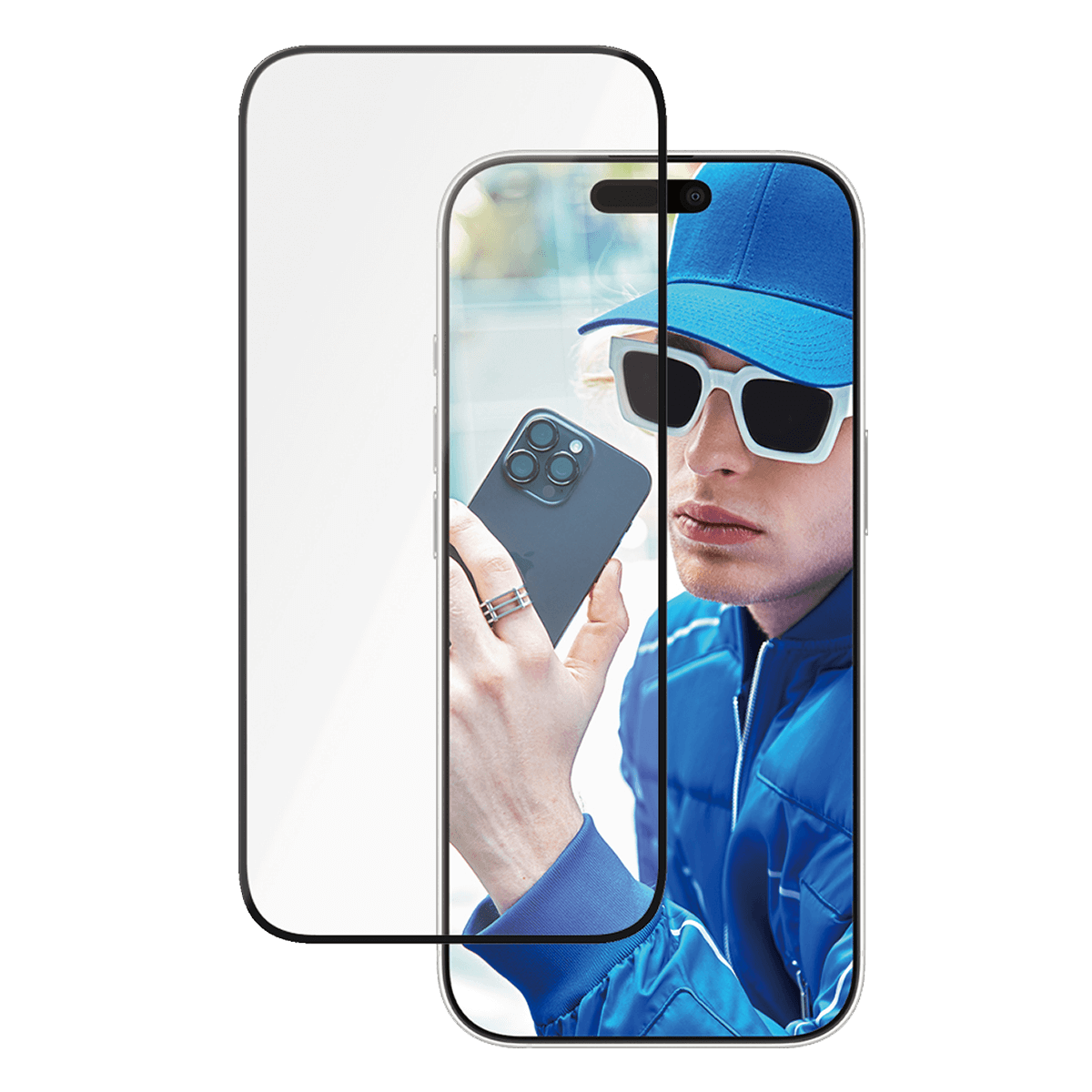 Γυαλί Προστασίας Οθόνης με Πλαίσιο PANZERGLASS Ceramic για iPhone 16 Pro