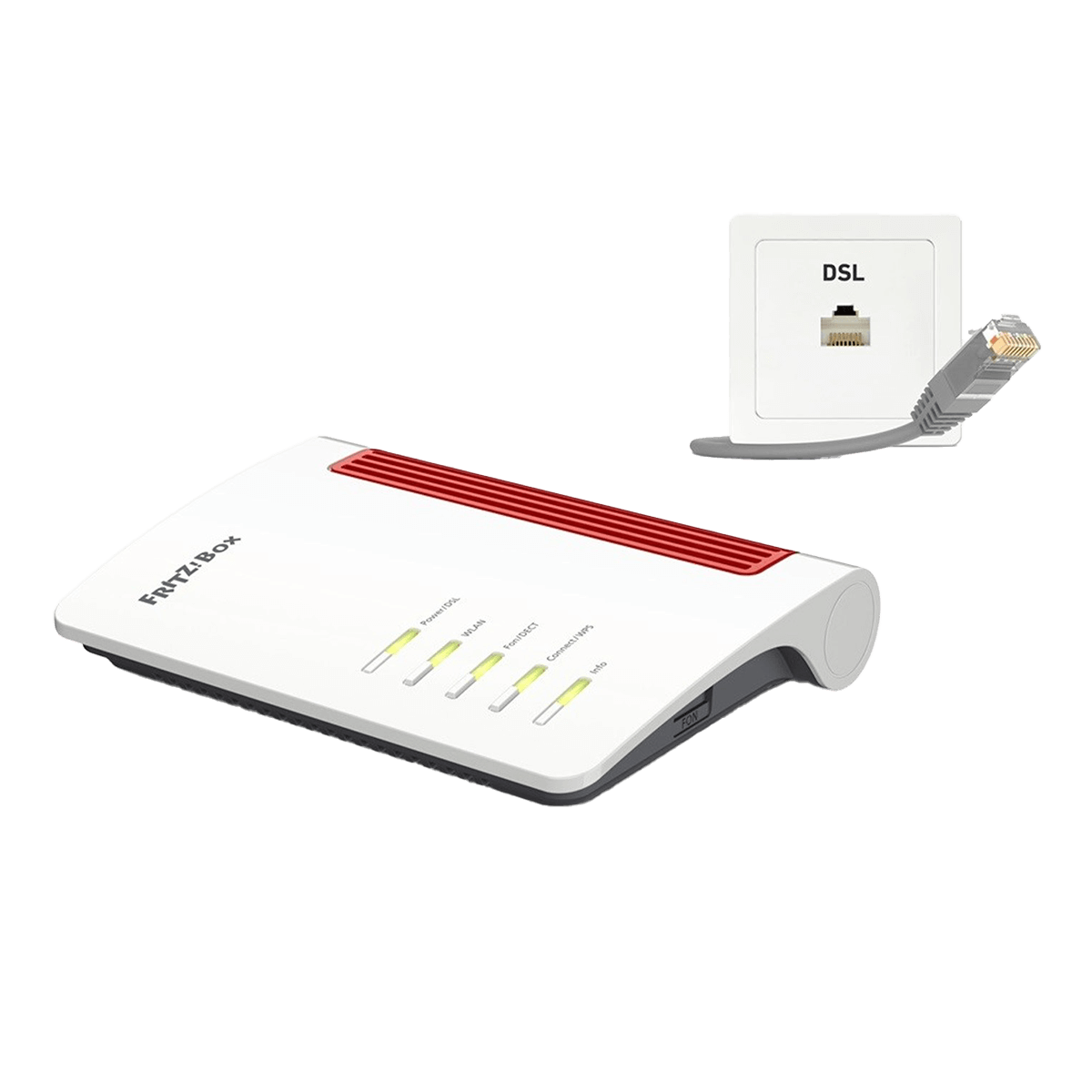 FRITZ!BOX 7510 Wi-Fi 6 INTL Modem/Router - 2