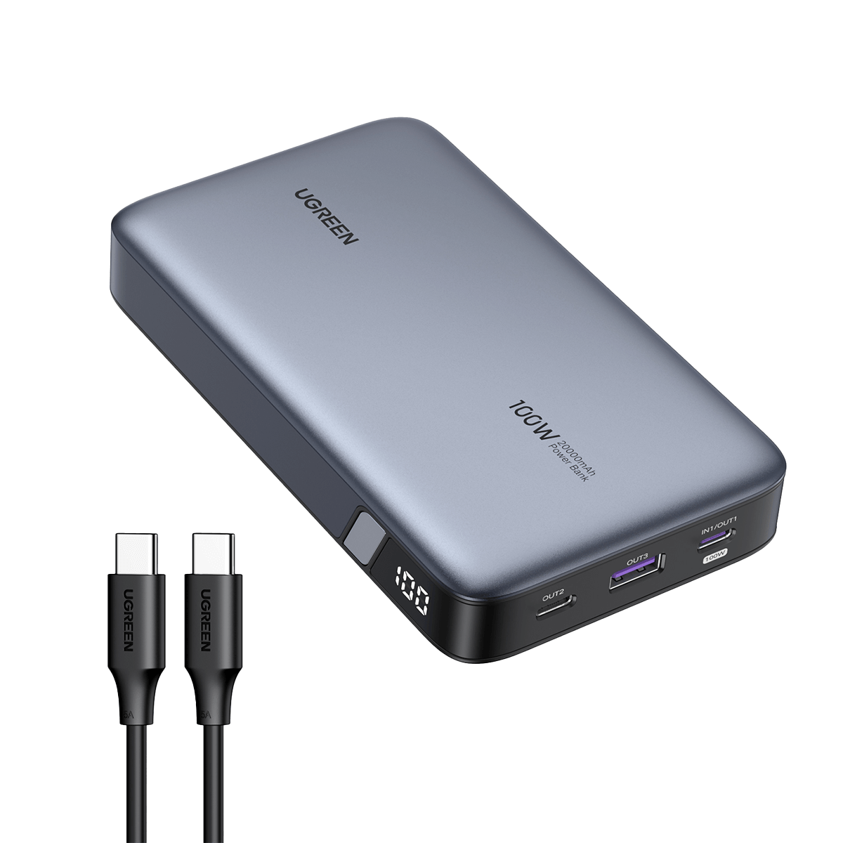 Powerbank UGREEN 100W 20000mAh Γκρι