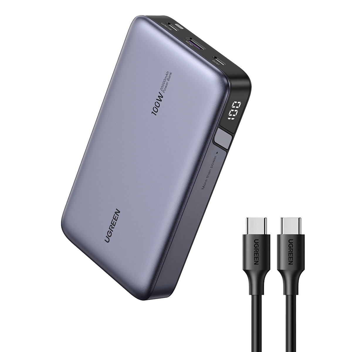 Powerbank UGREEN 100W 20000mAh Γκρι - 3