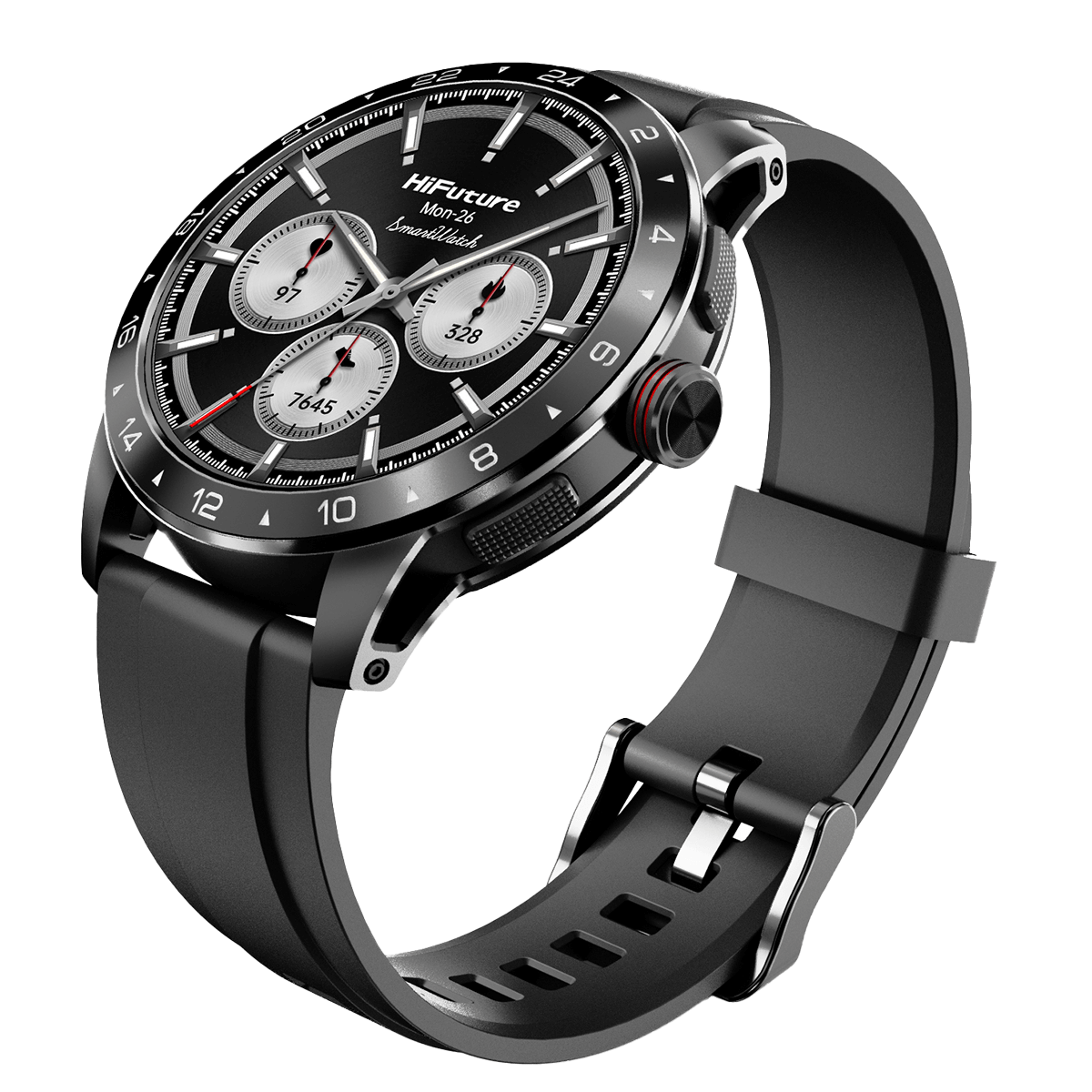HIFUTURE Watch Flex 2 Night Black Smartwatch - 4