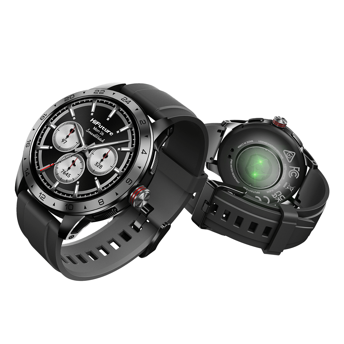 HIFUTURE Watch Flex 2 Night Black Smartwatch - 5