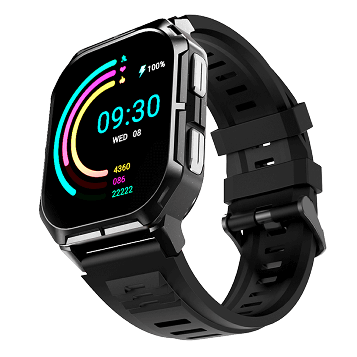 HIFUTURE Watch Ultra 3 Thunder Black Smartwatch - 3