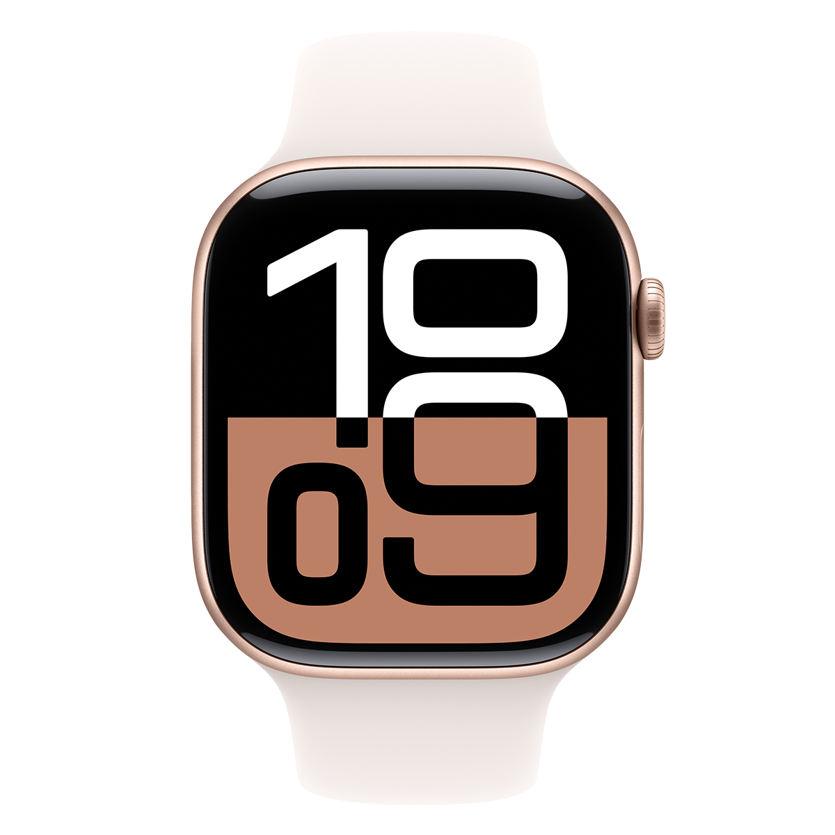 APPLE Watch Series 10 GPS 42mm Rose Gold Aluminum Case with Light Blush Sport Band Medium/ Large Smartwatch - 2