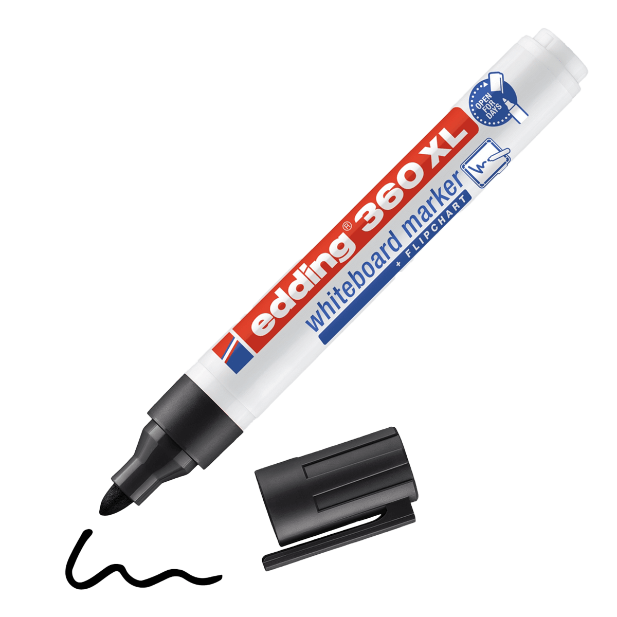 Μαρκαδόρος Πίνακα EDDING 360 XL 3mm Μαύρο