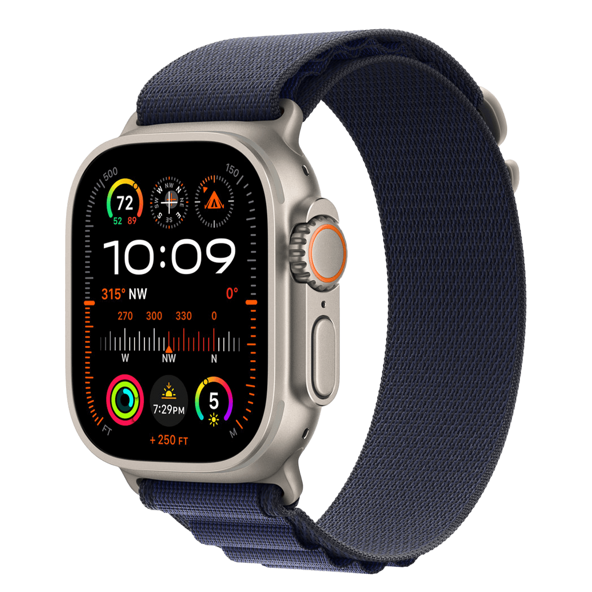 Λουράκι APPLE Alpine Loop Band για APPLE Watch 49mm Navy - 2