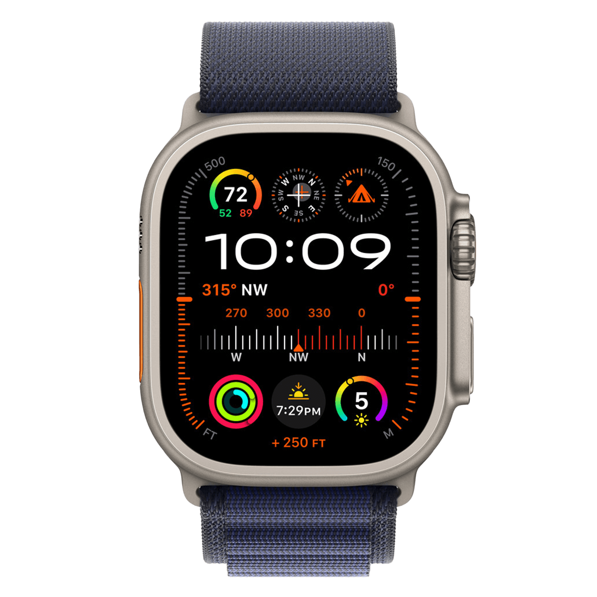 Λουράκι APPLE Alpine Loop Band για APPLE Watch 49mm Navy - 3