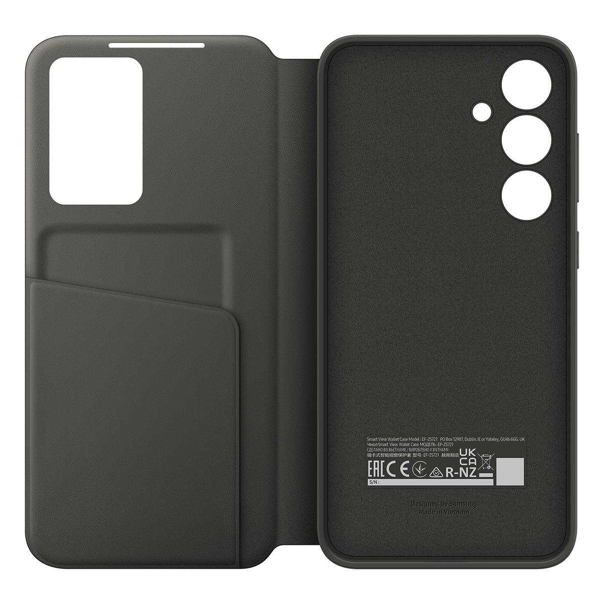 Θήκη Smart View Wallet SAMSUNG Galaxy S24 FE Black - 5