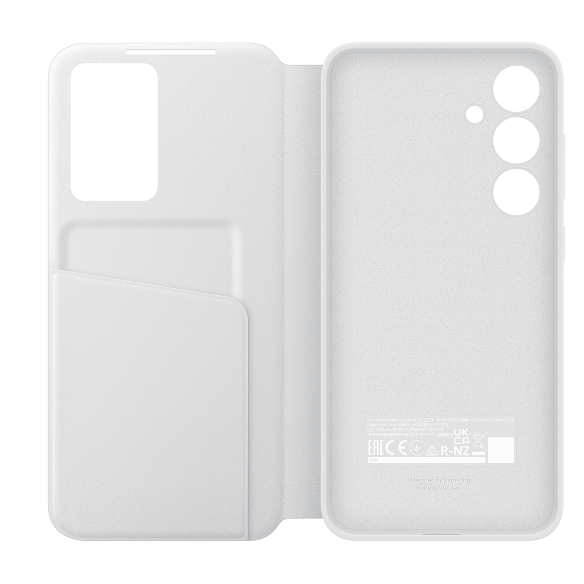 Θήκη Smart View Wallet SAMSUNG Galaxy S24 FE White - 5
