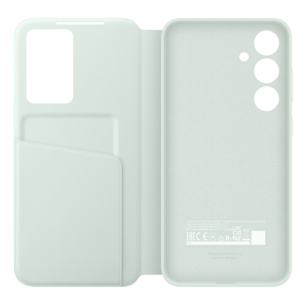 Θήκη Smart View Wallet SAMSUNG Galaxy S24 FE Mint - 5