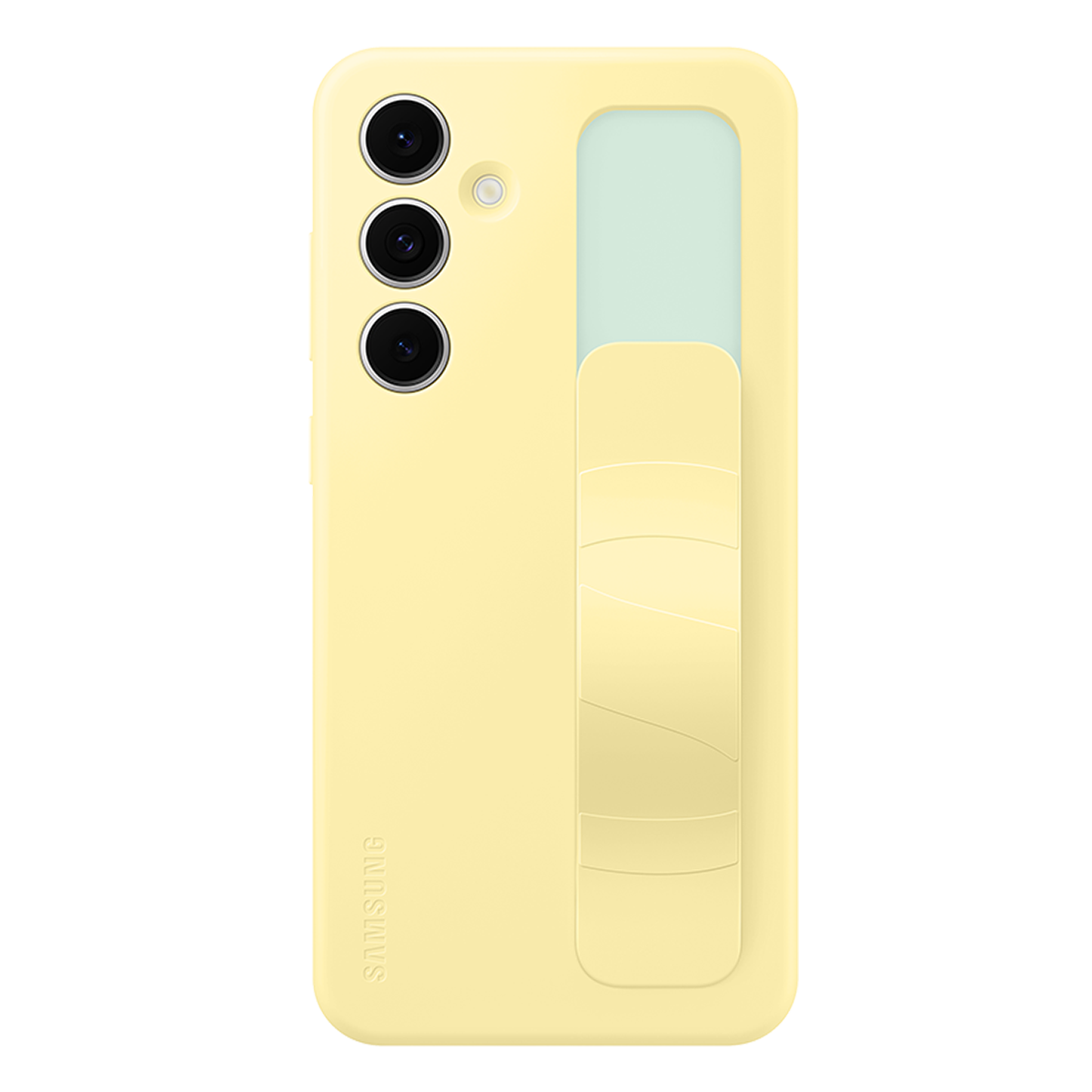 Θήκη Standing Cover SAMSUNG Galaxy S24 FE με Λουράκι Yellow - 2
