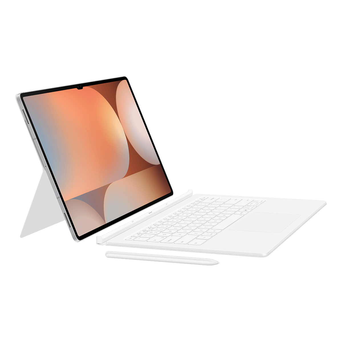 Θήκη Keyboard Cover SAMSUNG Galaxy Tab S9/ Tab S10 Ultra White - 2