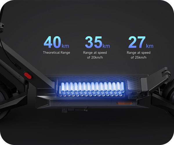 NAVEE S40 Ηλεκτρικό Σκούτερ με 25 km/h battery