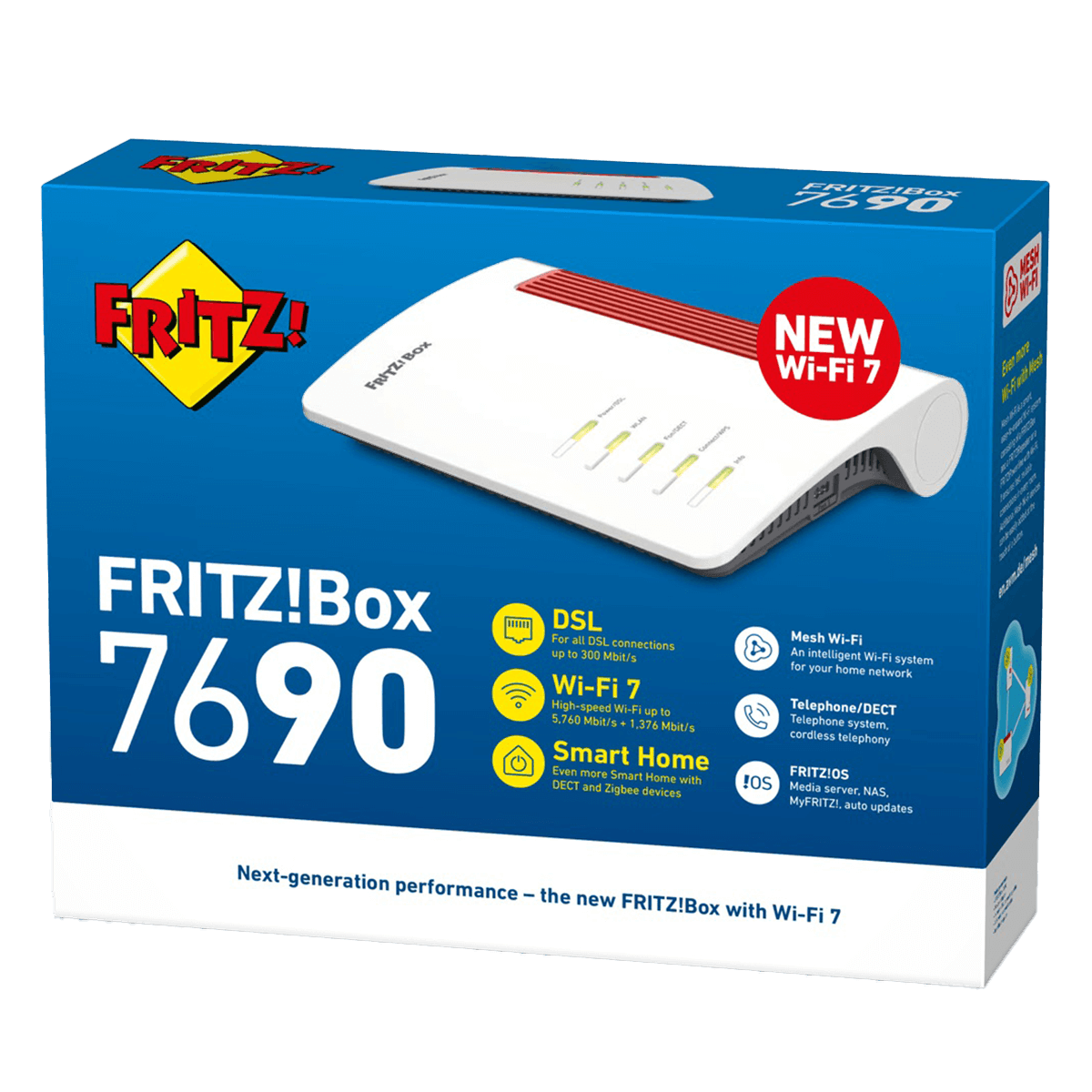 AVM FRITZ! 7690 Box Wi-Fi 7 Router - 3