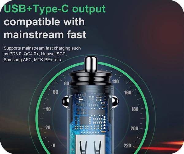 travel charger BASEUS dual 30w