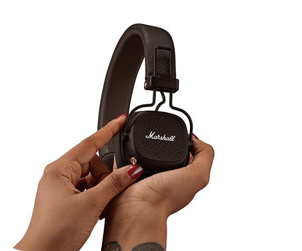 Bluetooth Headphones MARSHALL Major V Brown sound