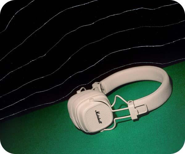 Bluetooth Headphones MARSHALL Major V Cream