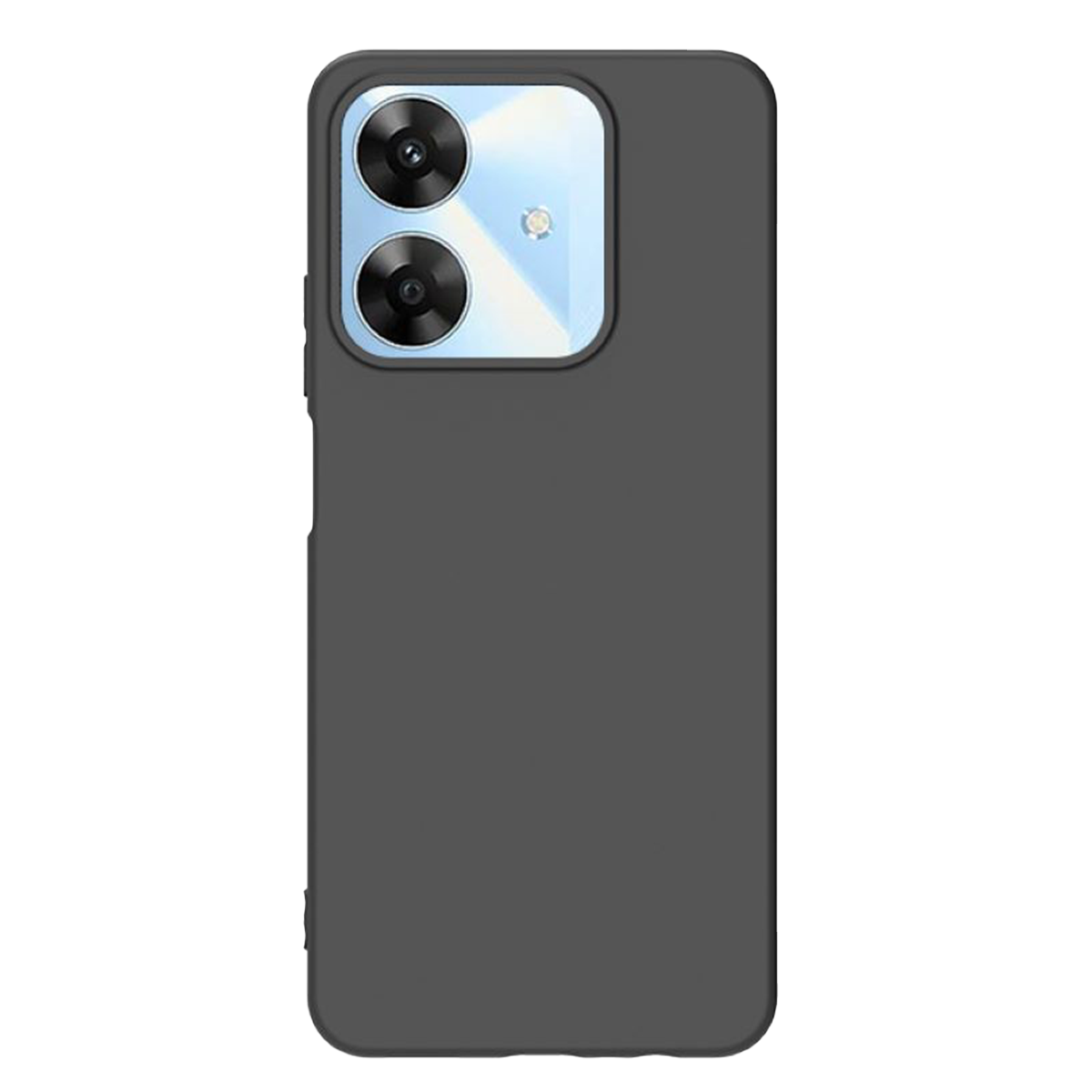 Θήκη Matte + Γυαλί Προστασίας Οθόνης COSY για Realme C61/ Realme C63/ XIAOMI Redmi Note 60 Μαύρη - 2