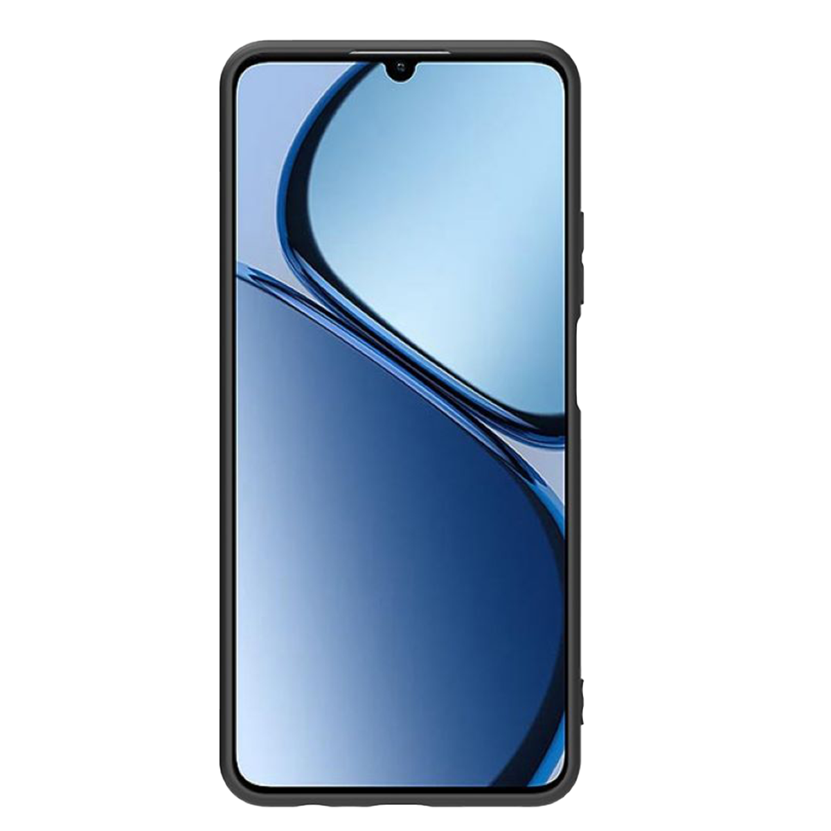 Θήκη Matte + Γυαλί Προστασίας Οθόνης COSY για Realme C61/ Realme C63/ XIAOMI Redmi Note 60 Μαύρη - 3