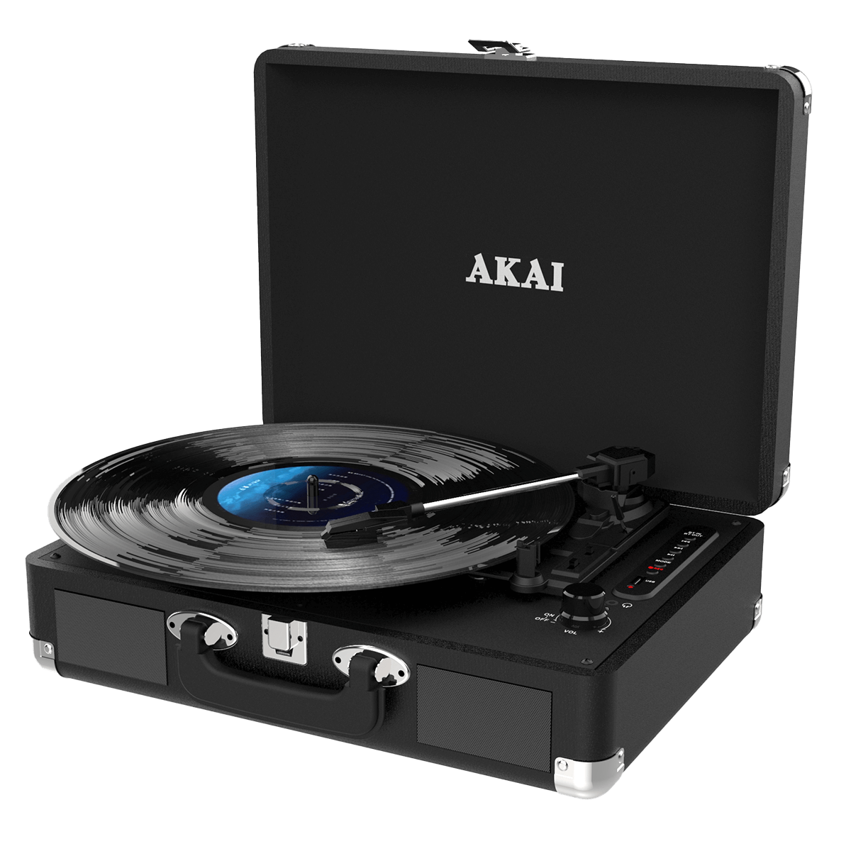 Πικάπ Βαλιτσάκι AKAI ATT-18BT Μαύρο