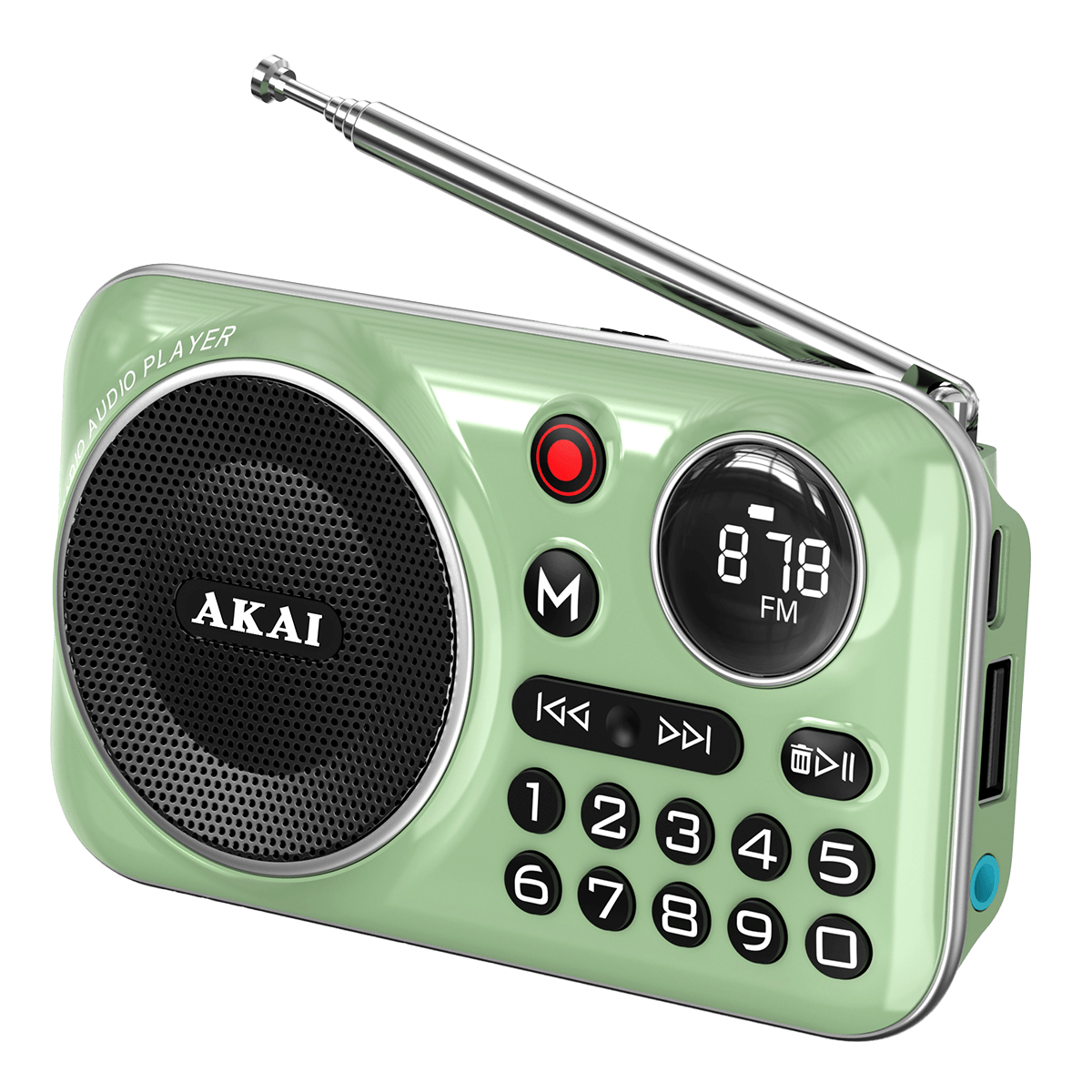 Φορητό Ραδιόφωνο AKAI APR-500 Πράσινο