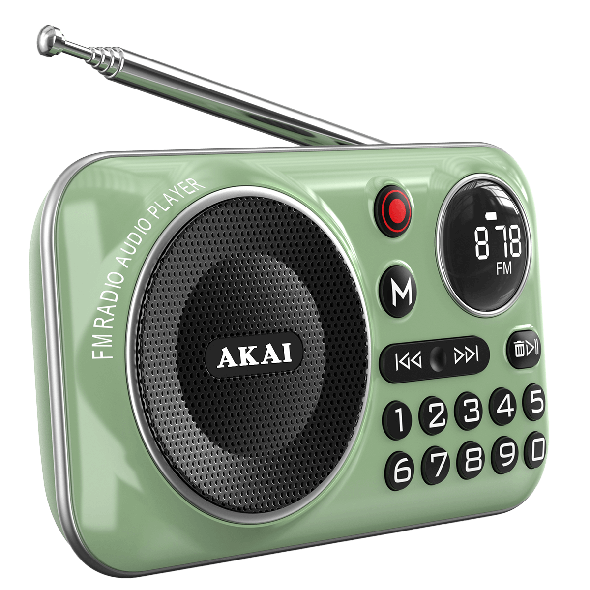 Φορητό Ραδιόφωνο AKAI APR-500 Πράσινο - 2