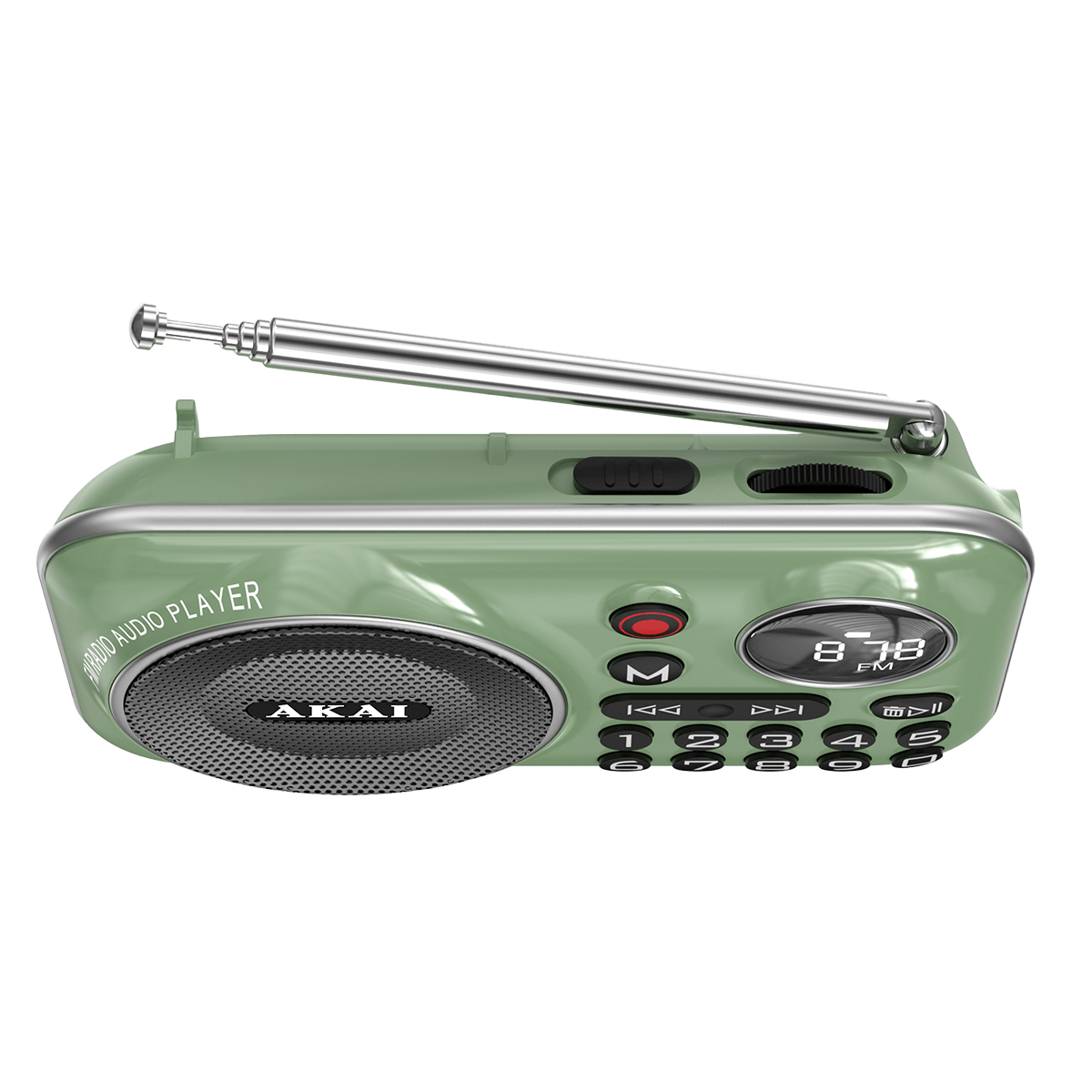 Φορητό Ραδιόφωνο AKAI APR-500 Πράσινο - 5