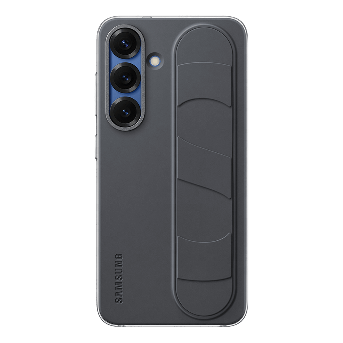 Θήκη Standing Cover SAMSUNG Galaxy S25 με Λουράκι Μαύρη