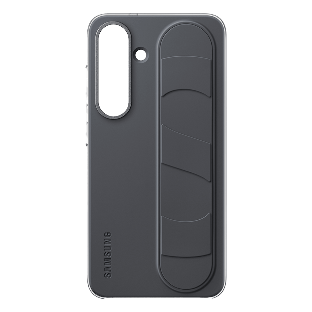 Θήκη Standing Cover SAMSUNG Galaxy S25 με Λουράκι Μαύρη - 5