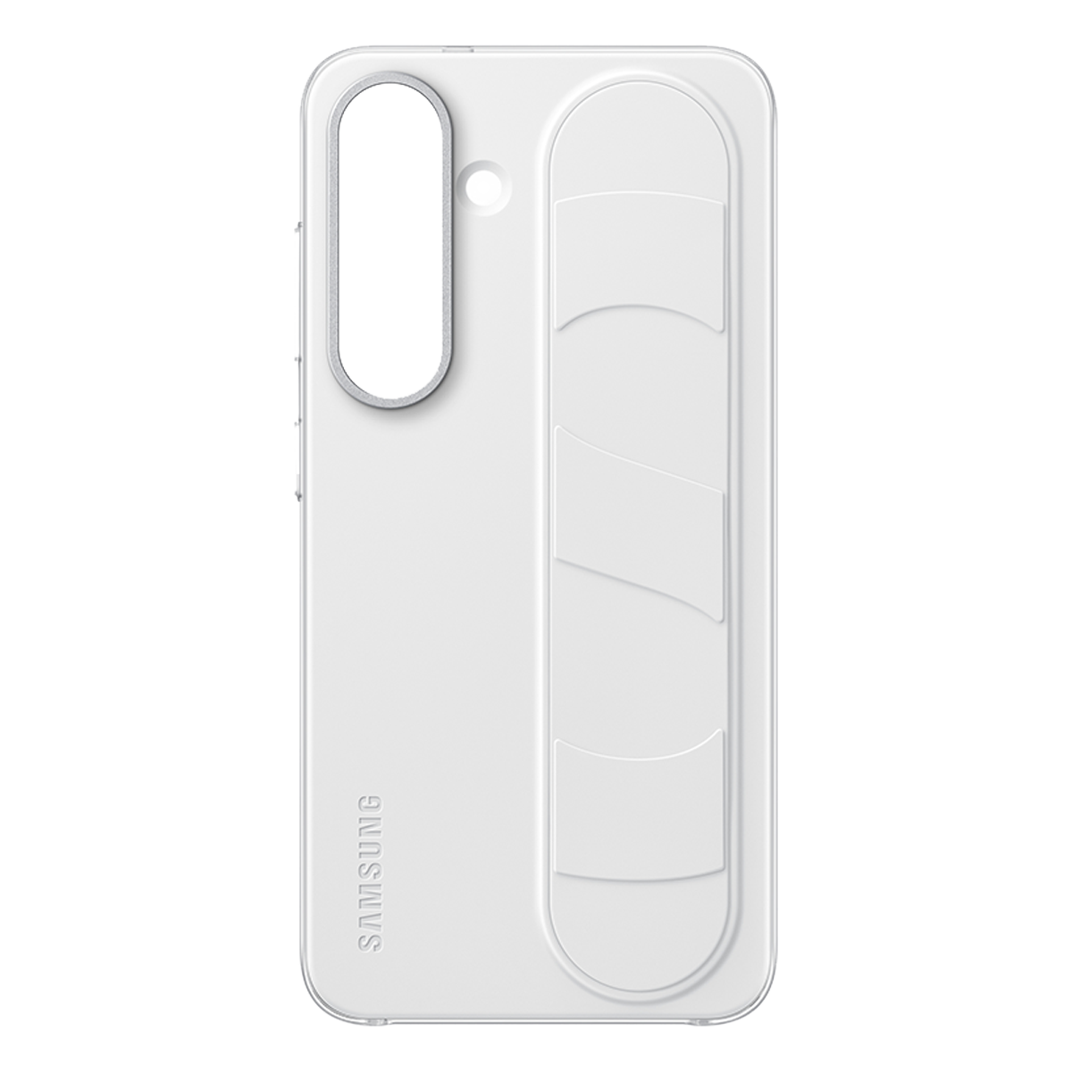 Θήκη Standing Cover SAMSUNG Galaxy S25 με Λουράκι Λευκή - 5