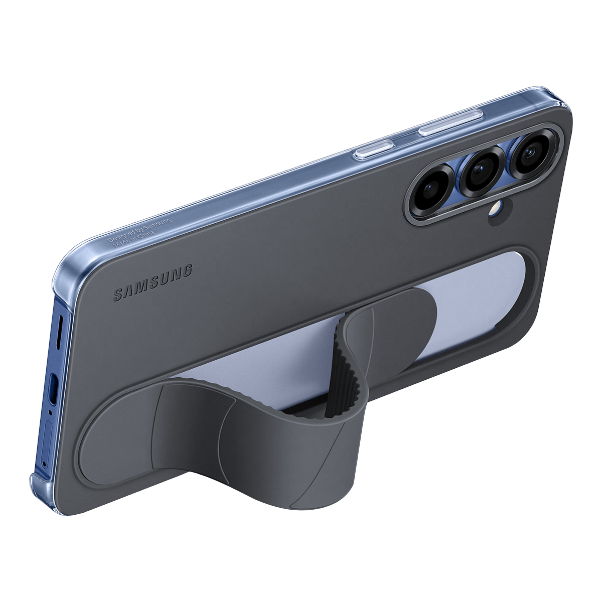 Θήκη Standing Cover SAMSUNG Galaxy S25+ με Λουράκι Black - 2