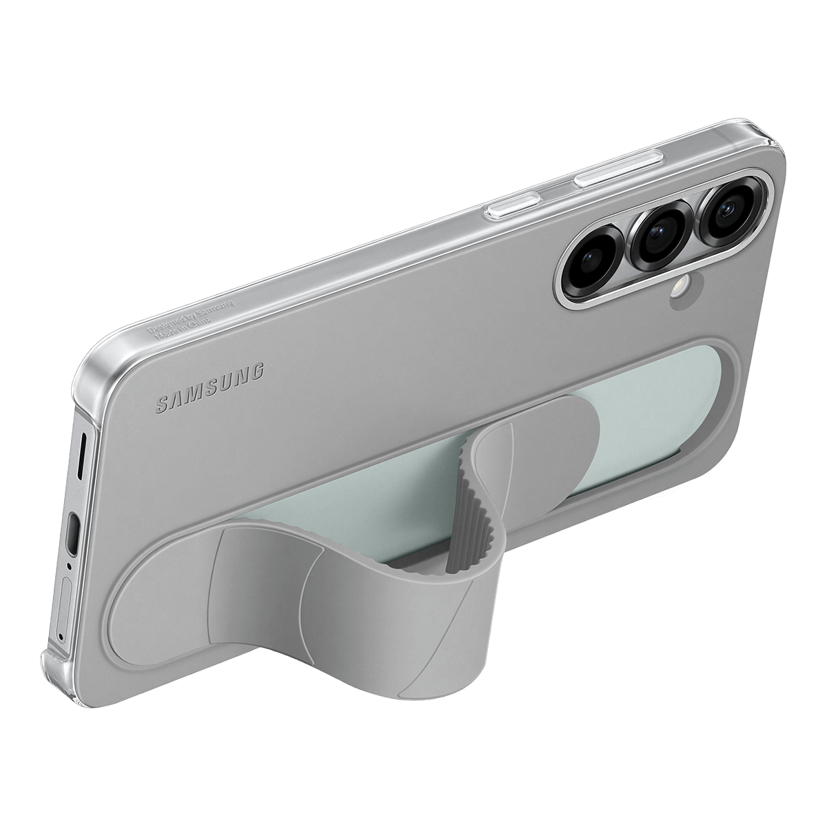 Θήκη Standing Cover SAMSUNG Galaxy S25+ με Λουράκι Grey - 2