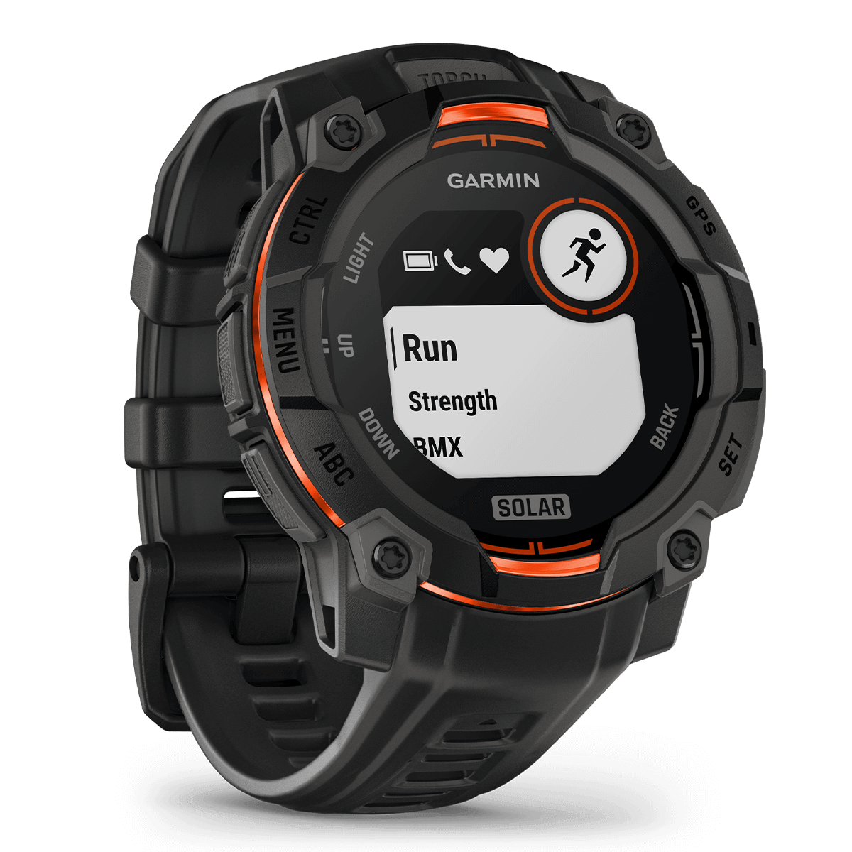GARMIN Instinct 3 Series 45mm SOLAR Black Smartwatch - 2