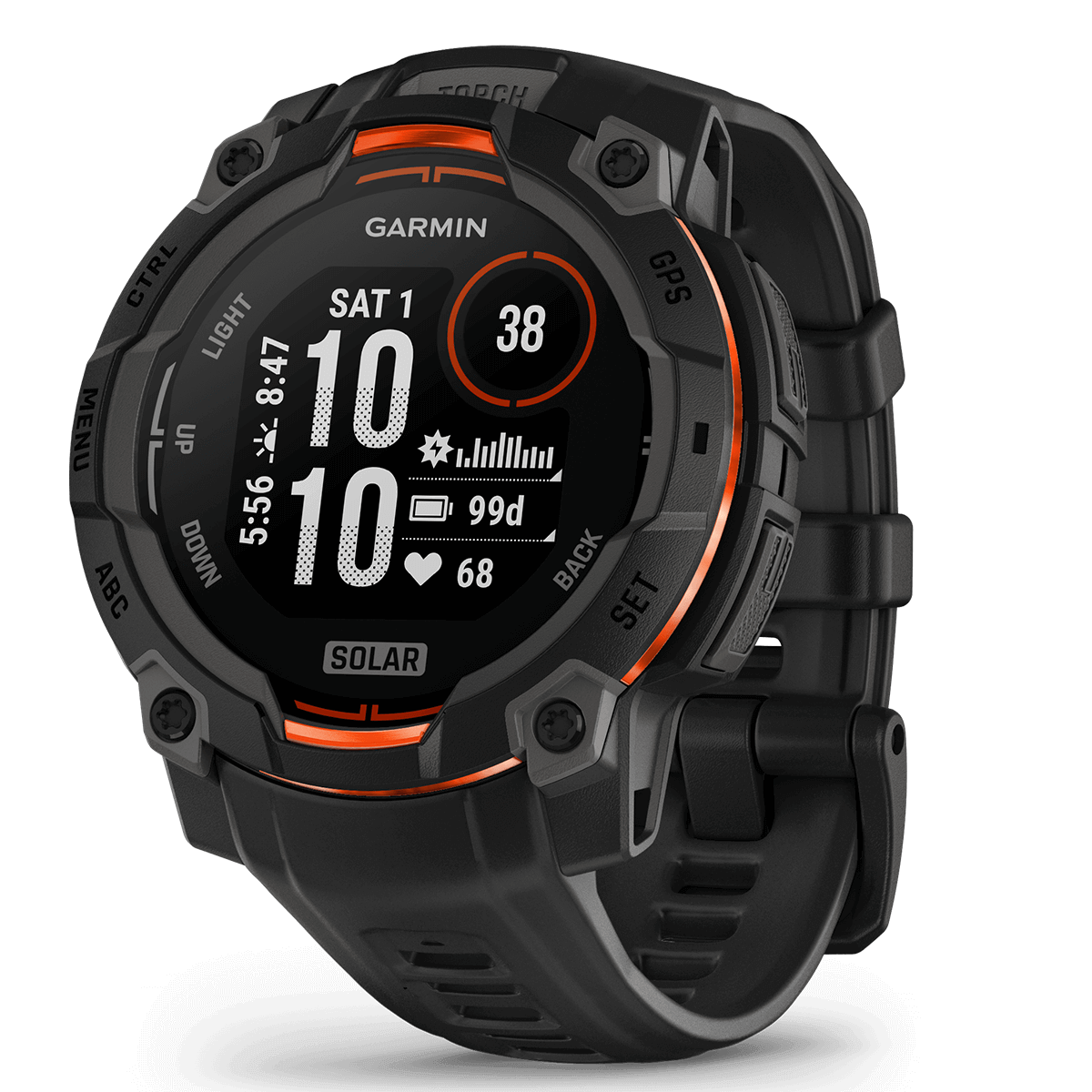 GARMIN Instinct 3 Series 45mm SOLAR Black Smartwatch - 3