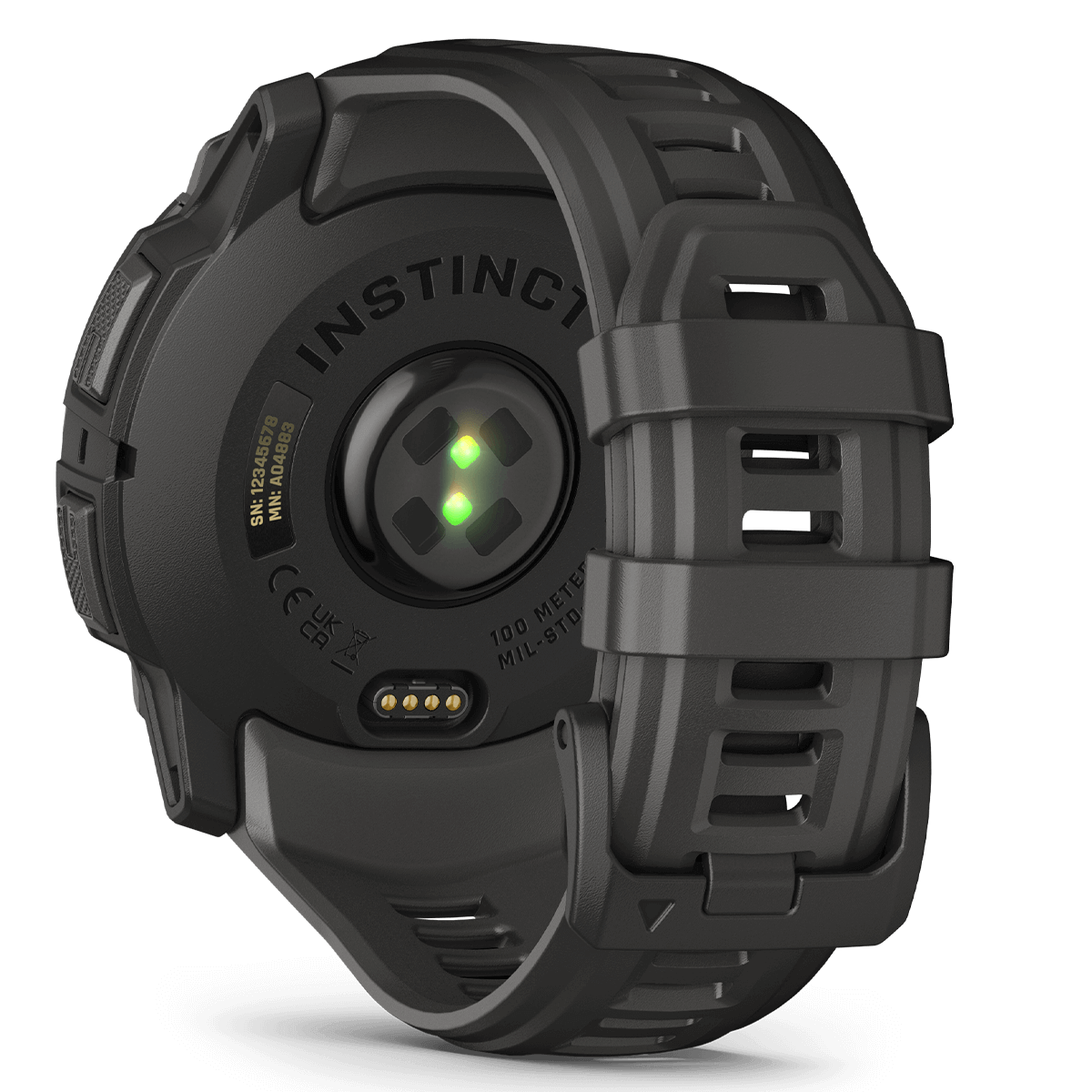 GARMIN Instinct 3 Series 50mm AMOLED Black with Charcoal Smartwatch - 5