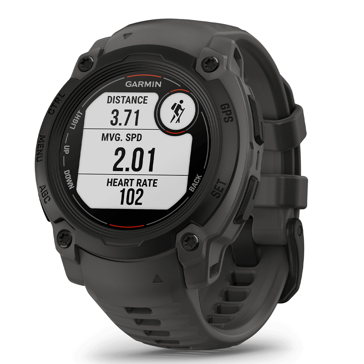 GARMIN Instinct E Series 40mm Black with Charcoal Smartwatch - 3
