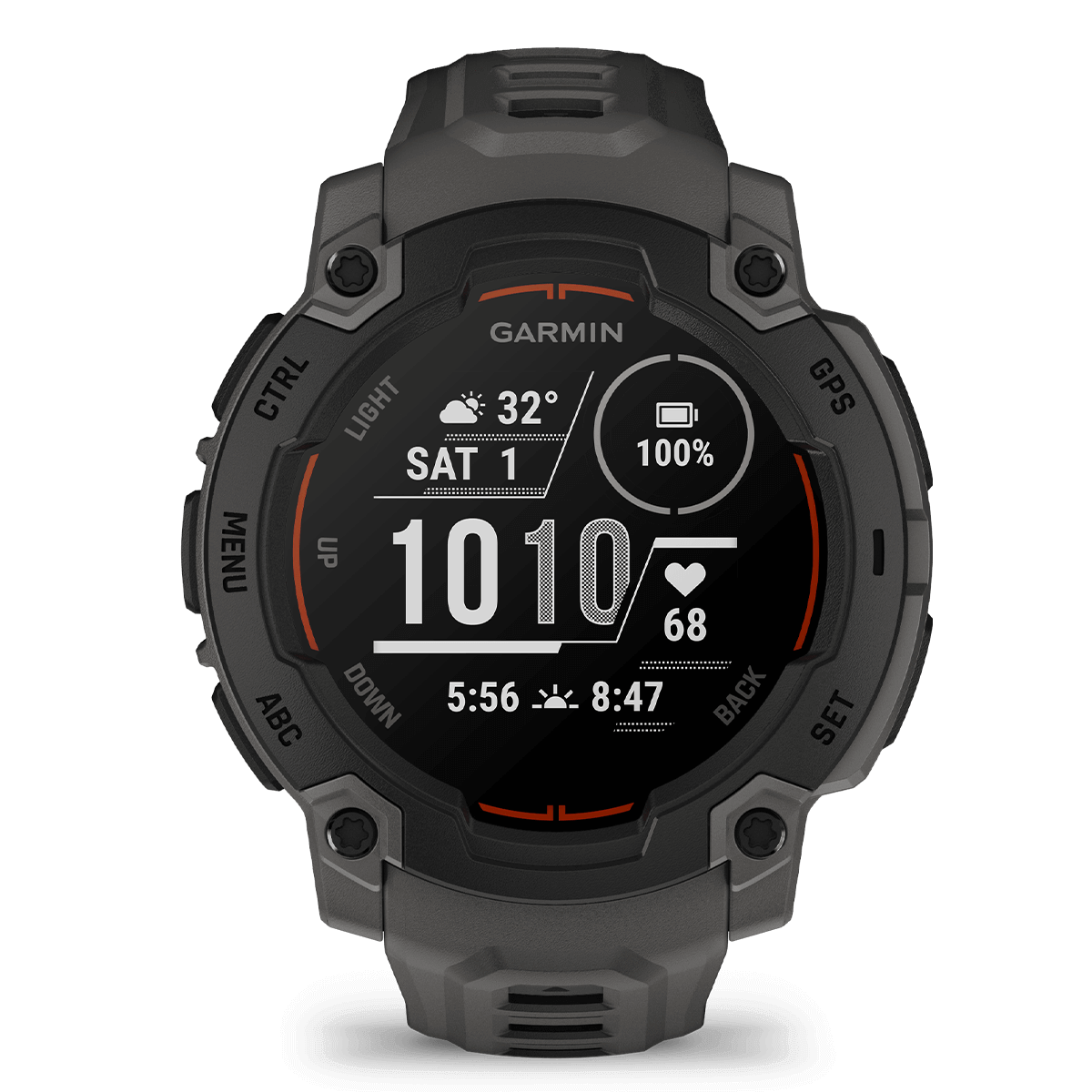 GARMIN Instinct E Series 45mm Black with Charcoal Smartwatch