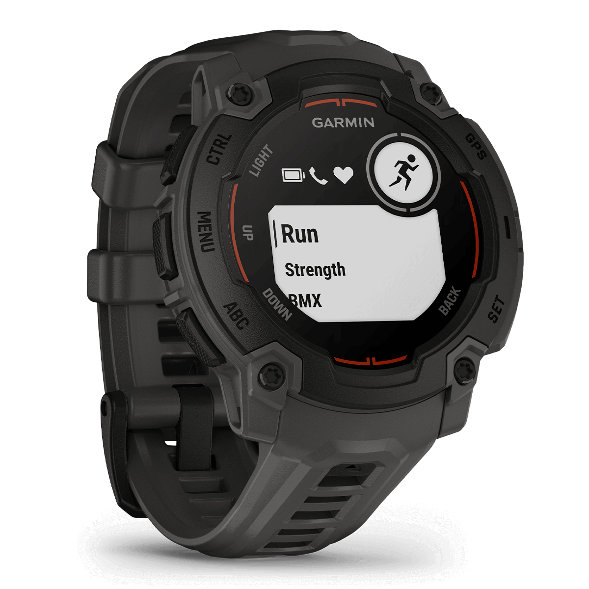 GARMIN Instinct E Series 45mm Black with Charcoal Smartwatch - 2